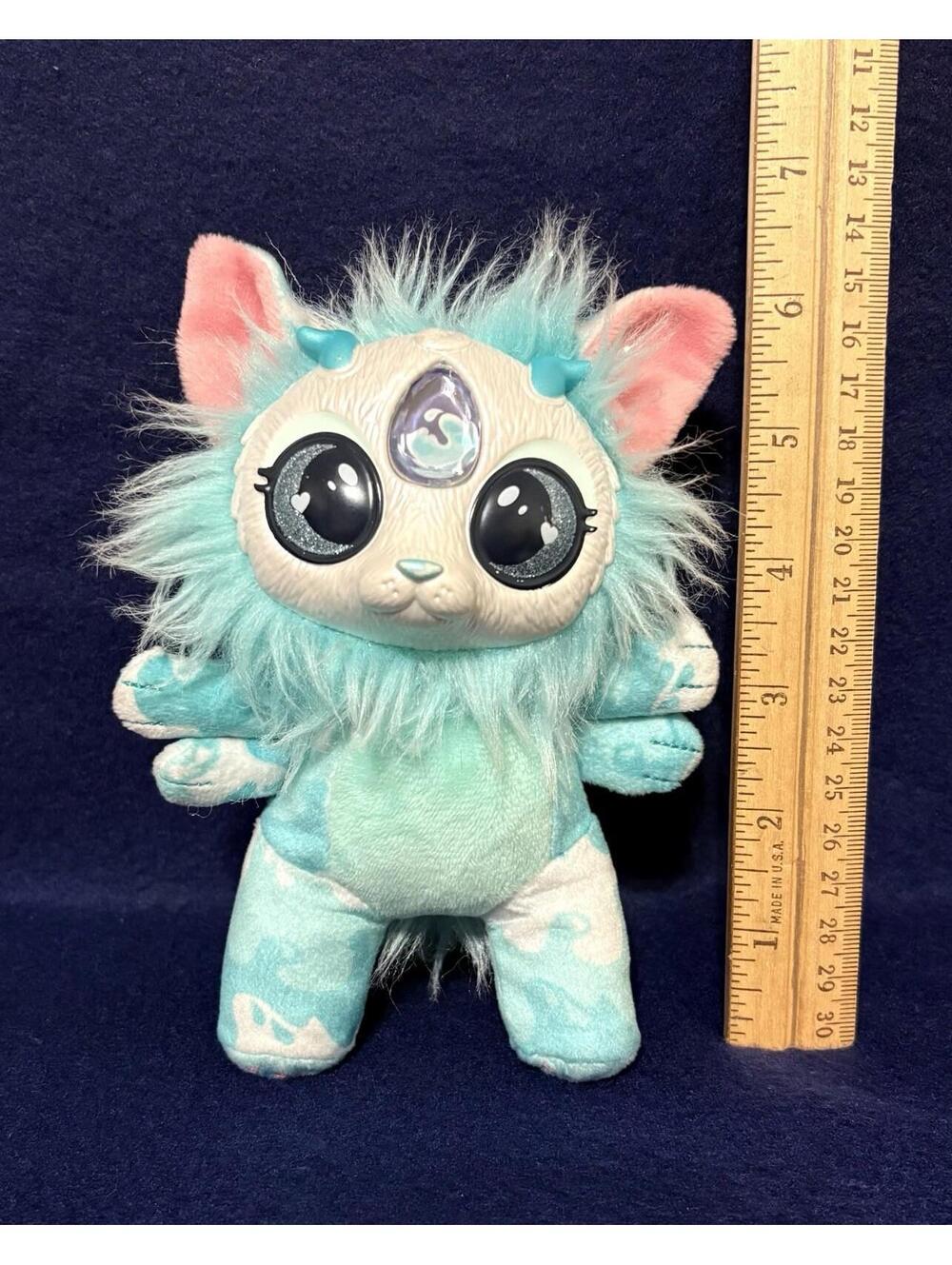 Magic Mixies Magical Gem Surprise Cauldron Water Magic Stuffed Plush Blue Jewel
